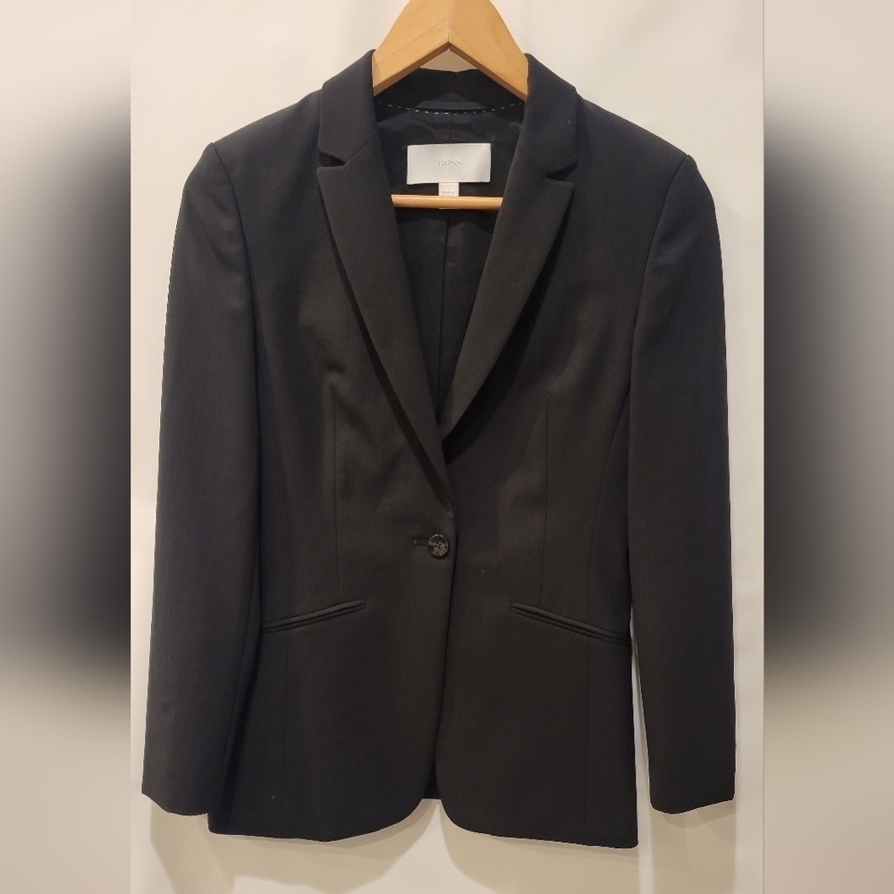 Hugo Boss Women’s Textured Professional Blazer, Size 0